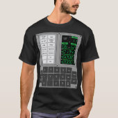 Apollo Guidance Computer Dsky T-Shirt (Vorderseite)