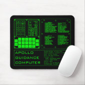 Apollo Guidance Computer Mouse Pad Mousepad (Mit Mouse)