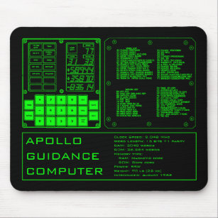 Apollo Guidance Computer Mouse Pad Mousepad