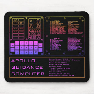 Apollo Guidance Computer Mouse Pad Mousepad