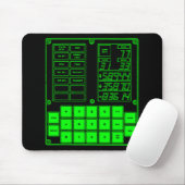 Apollo Guidance Computermauspad Mousepad (Mit Mouse)