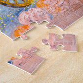 Apollo im Sonnenwagen mit goldener Harfe Puzzle (Seite)