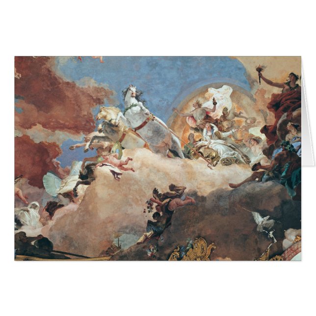 Apollo in seinem SunChariot, der Beatrice I fährt (Vorderseite (Horizontal))