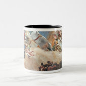 Apollo in seinem SunChariot, der Beatrice I fährt Zweifarbige Tasse (Mittel)