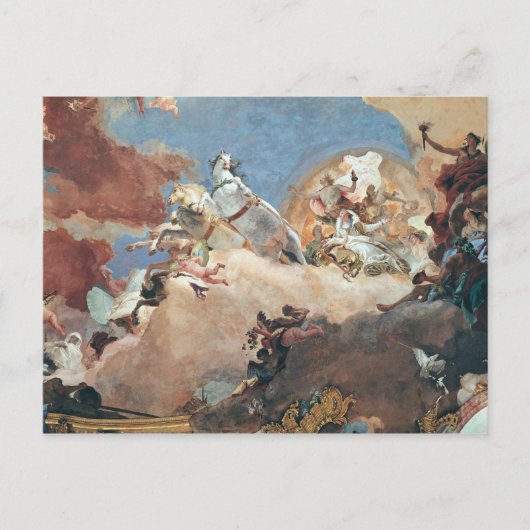 Apollo in seiner Sun Chariot fahren Beatrice I Postkarte (Vorderseite)