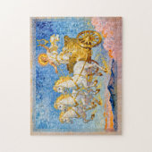Apollo in Sun Chariot Holding a Golden Harp Puzzle (Vertikal)