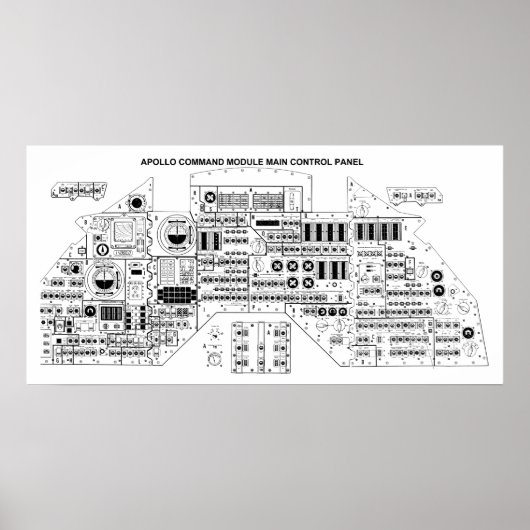 Apollo-Kontrolle Poster (Vorne)