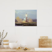 Apollo Launch (Apollo-Soyuz Testprojekt) Poster (Küche)