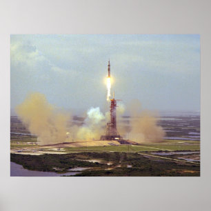 Apollo Launch (Apollo-Soyuz Testprojekt) Poster