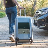 Apollo Lunar Lander und Erdaufgang über dem Mond Aufkleber (Koffer Insitu)