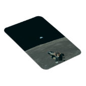 Apollo Lunar Lander und Erdaufgang über dem Mond Magnet (Rechte Seite)