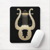 Apollo-Lyre | Griechische Mythologie Jugendstil-De Mousepad (Mit Mouse)