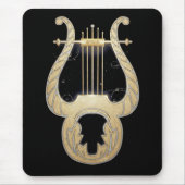 Apollo-Lyre | Griechische Mythologie Jugendstil-De Mousepad (Vorne)