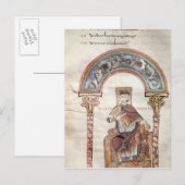 Apollo Medicus, von "Etymologiae" Postkarte (Vorne/Hinten)