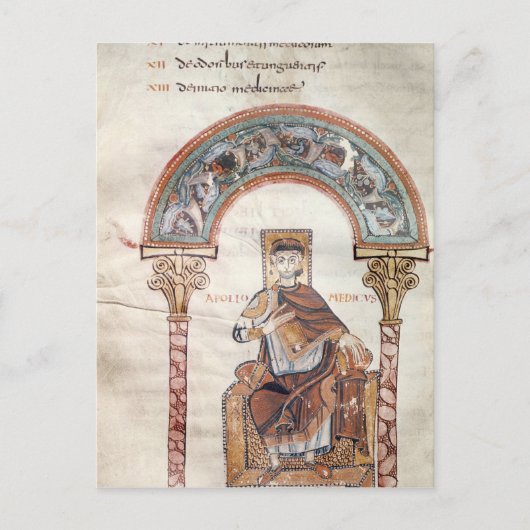 Apollo Medicus, von "Etymologiae" Postkarte (Vorderseite)