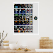 Apollo Mission Patches Poster (Küche)