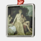 Apollo mit Hyacinthus und Cyparissus Ornament Aus Metall (Links)