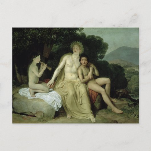 Apollo mit Hyacinthus und Cyparissus Postkarte (Vorderseite)