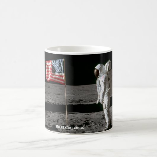 Apollo Moon Landing 1969 Kaffeetasse (Mittel)