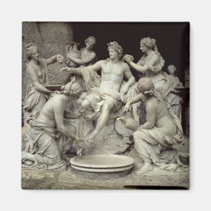 Apollo neigte durch die Nymphen, bestimmt für den Magnet