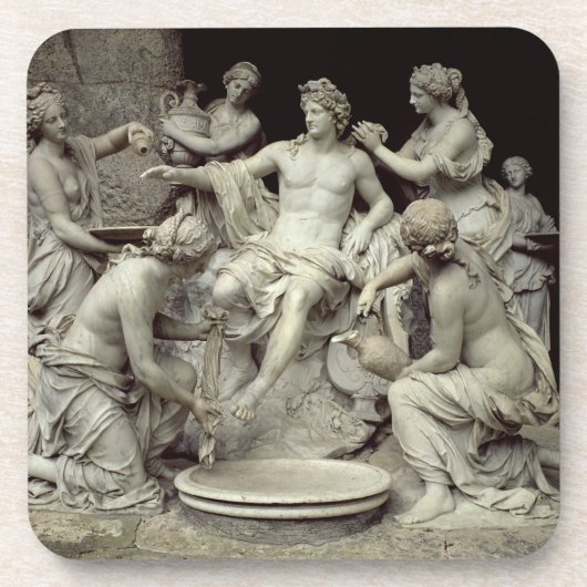 Apollo neigte durch die Nymphen, bestimmt für den Untersetzer (Vorderseite)