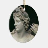 Apollo neigte durch die Nymphen, das Keramik Ornament (Rechts)