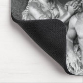 Apollo neigte durch Nymphen in der Waldung von Mousepad (Ecke)