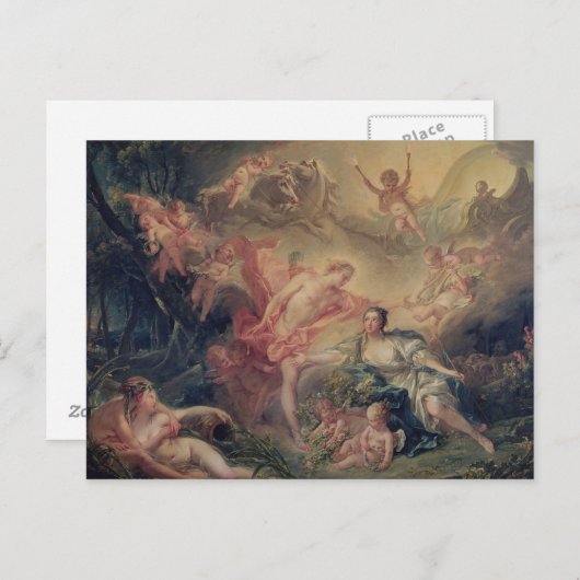 Apollo offenbart seine Göttlichkeit Postkarte (Vorne/Hinten)