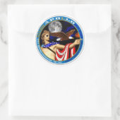 Apollo Past & Future 3" Sticker (Tasche)