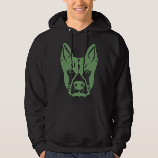 Apollo Pit Bull Husky Hoodie (Vorderseite)