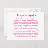 Apollo Postcard Postkarte (Vorne/Hinten)