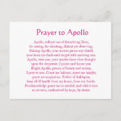 Apollo Postcard Postkarte (Vorderseite)