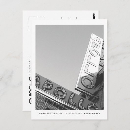 Apollo Postkarte (Vorne/Hinten)