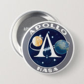 Apollo-Programm Logo Button (Vorne & Hinten)