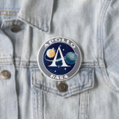 Apollo-Programm Logo Button (Beispiel)