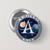Apollo-Programm Logo Button (Vorne & Hinten)