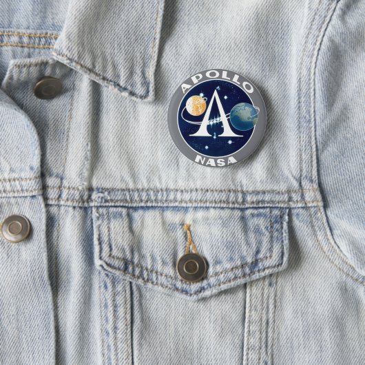 Apollo-Programm Logo Button (Beispiel)