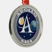 Apollo-Programm Logo Ornament Aus Metall (Rechts)