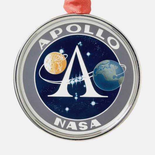 Apollo-Programm Logo Ornament Aus Metall (Vorne)