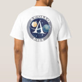 Apollo-Programm Logo T-Shirt (Rückseite)