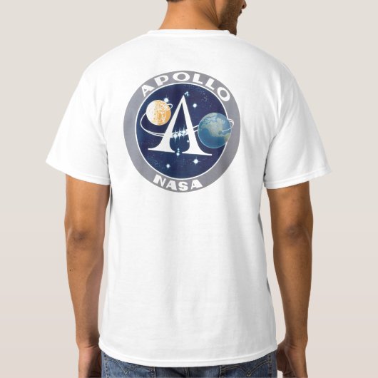 Apollo-Programm Logo T-Shirt (Rückseite)
