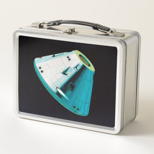 Apollo-Programm - Mond-Auftrag-Künstler-Konzept Metall Brotdose (Vorderseite)