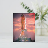 Apollo Saturn 1B Raketenstart Postkarte (Stehend Vorderseite)