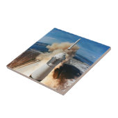 Apollo Saturn V Raketenstart zum Mond 1969 Fliese (Seite)
