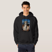 Apollo Saturn V Raketenstart zum Mond 1969 Hoodie (Vorne ganz)