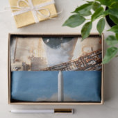 Apollo Saturn V Raketenstart zum Mond 1969 Seidenpapier (Geschenk)