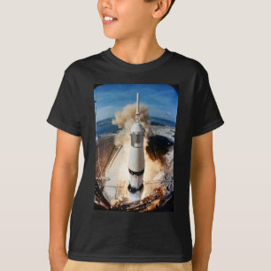 Apollo Saturn V Raketenstart zum Mond 1969 T-Shirt