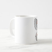 Apollo-Schmetterling Kaffeetasse (Vorderseite Links)