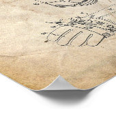 Apollo Space Anzug Patent Poster (Ecke)