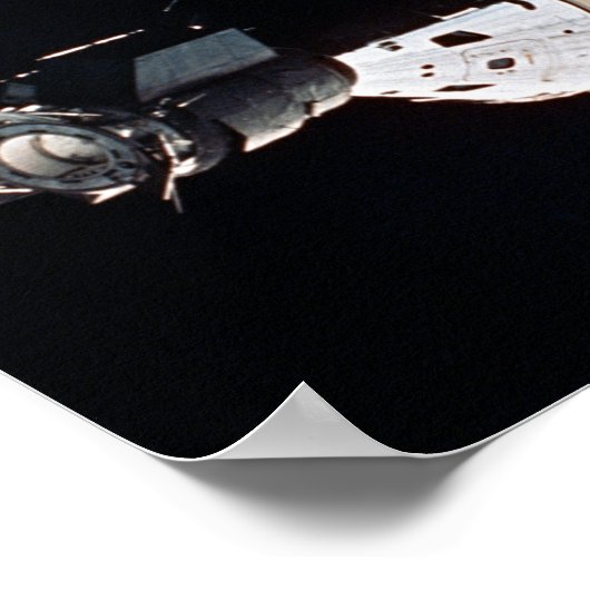 Apollo Spacecraft (Apollo-Soyuz Test Project) Poster (Ecke)